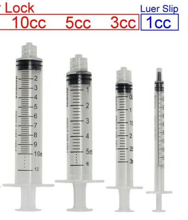 EXEL LUER LOCK SYRINGES,100/bx